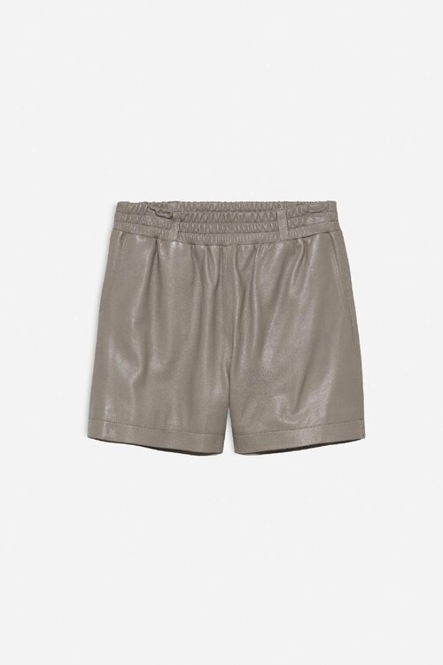 Studio AR by Arma Taupe Rosa Leder Short