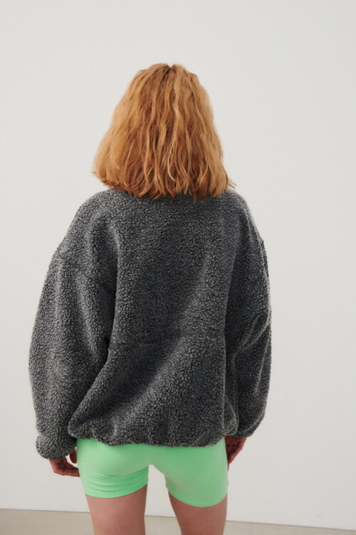 American Vintage Dunkelgraue Jacke