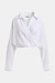 Essentiel Antwerp Weiße Wide Wrap Bluse