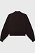 10Days Schokoladenfarbene, bauchfreie Strickjacke