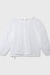 10Days Ecru Bluse mit Ballonärmeln