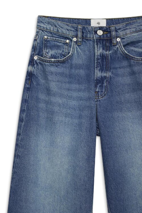 Anine Bing Blaue Brie Jeans