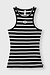 10Days Black/White DAS TANKTOP STREIFEN