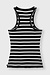 10Days Black/White DAS TANKTOP STREIFEN