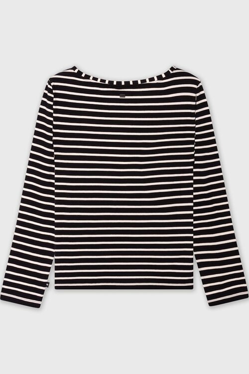 10Days Schwarz/Weiß DAS LANGARM-STREIFENSHIRT