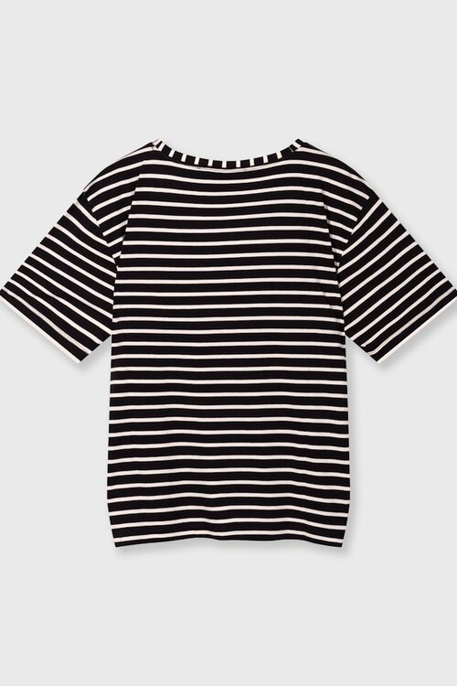 10Days Schwarz/Weiß Die T-Shirt-Streifen