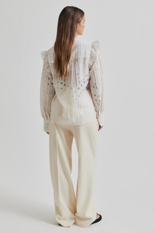 Second Female Off White Nete Rüschenhemd