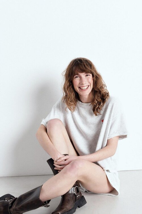 American Vintage Hellgraues T-Shirt