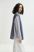Essentiel Antwerp Blaue Patchwork-Bluse