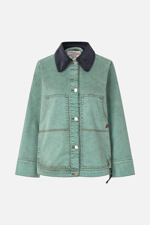 Baum Und Pferdgarten Minzgrüne Jeansjacke