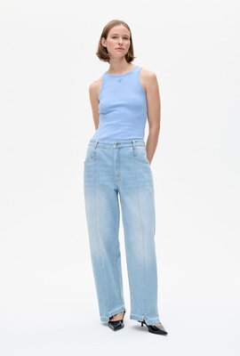 Baum Und Pferdgarten Denim Blaue Gerade Jeans