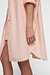 10Days Pfirsichfarbene Bluse mit Voile-Streifen
