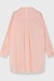 10Days Pfirsichfarbene Bluse mit Voile-Streifen