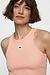 10Days Pfirsichfarbenes geripptes Tanktop
