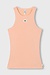 10Days Pfirsichfarbenes geripptes Tanktop