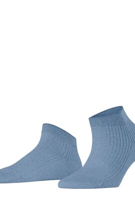 Falke Blaue Rippensocken Shiny