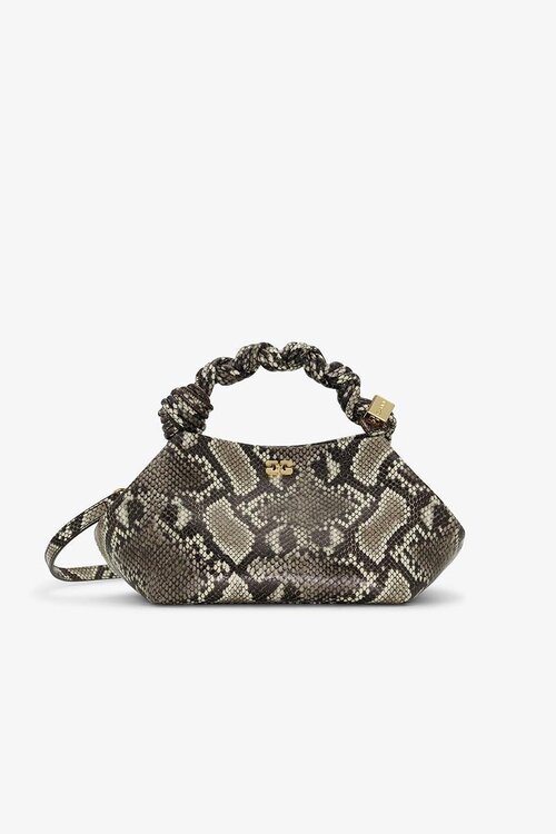 Ganni Snake Print Tas