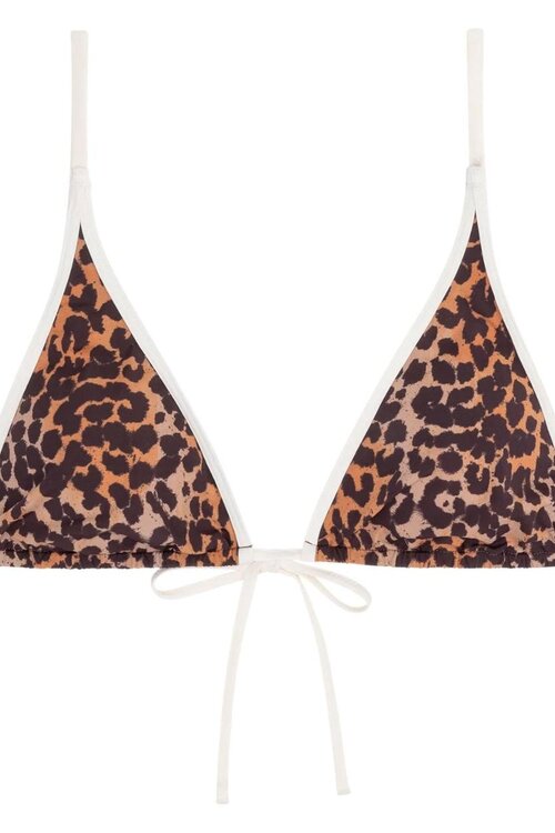 Love Stories Leopard Bikini Top