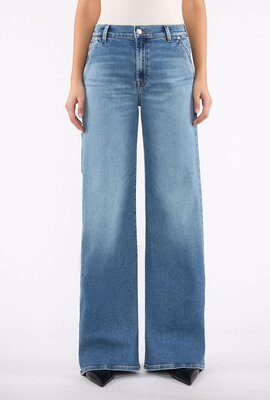 7 For All Mankind Indigo Lotta Hose Fancy