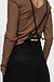 10Days truffle v-neck long sleeve ballet top