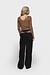 10Days truffle v-neck long sleeve ballet top