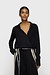 10Days Black wrap blouse