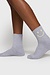 10Days weiße graue Melange-Socken lächeln
