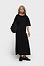 10Days Black tee dress gathering