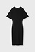 10Days Black tee dress gathering
