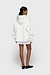 10Days Ecru statement logo hoodie