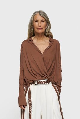 10Days Trüffel-Wickelbluse