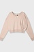 10Days Leichter erdfarbener, abgeschnittener Pullover, Versammlung