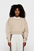 10Days Leichter erdfarbener, abgeschnittener Pullover, Versammlung
