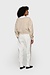10Days Leichter erdfarbener, abgeschnittener Pullover, Versammlung