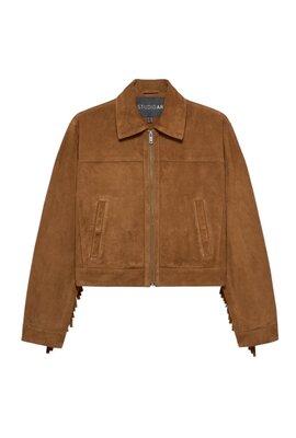 Studio AR by Arma Camel Sua Suede Jacke