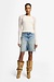 7 For All Mankind Denim Lola Shorts Kupfer