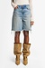 7 For All Mankind Denim Lola Shorts Kupfer