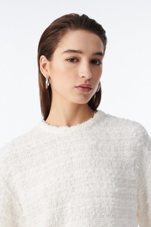 IRO Weißer Pullover