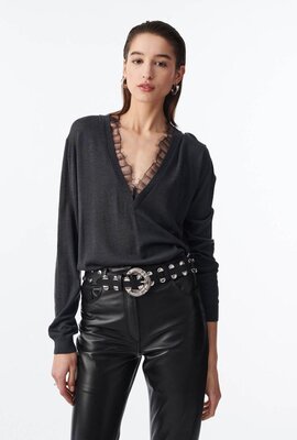 IRO Anthrazit Pullover