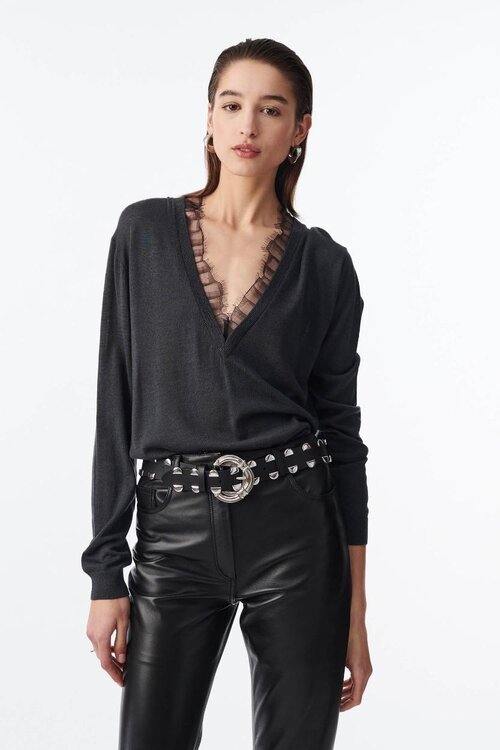 IRO Anthrazit Pullover