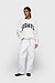 10Days Optic White gerade geschnittene Twill-Hose