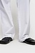 10Days Optic White gerade geschnittene Twill-Hose