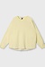 10Days Pastellgelber Pullover mit rohem Rand