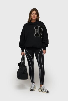 10Days Schwarze Kontrastleggings