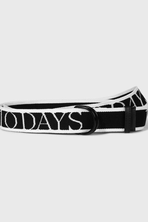 10Days Schwarzer Logogürtel