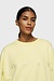 10Days Pastellgelber übergroßer Pullover mit Logo