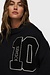 10Days Schwarzer Baseball-Pullover 10