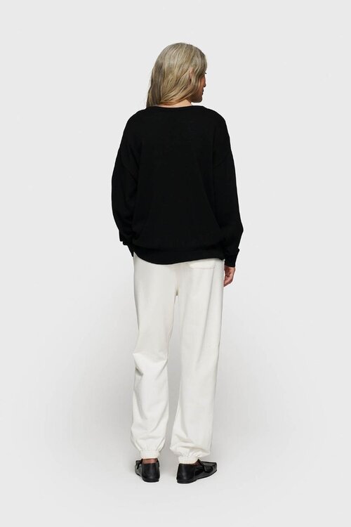 10Days Schwarzer Statement-Strickpullover