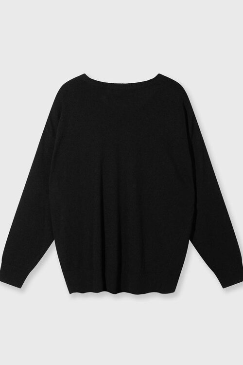 10Days Schwarzer Statement-Strickpullover