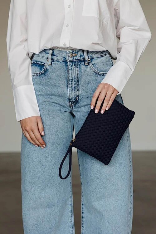 Marrea Mitternachtsblaue Clutch